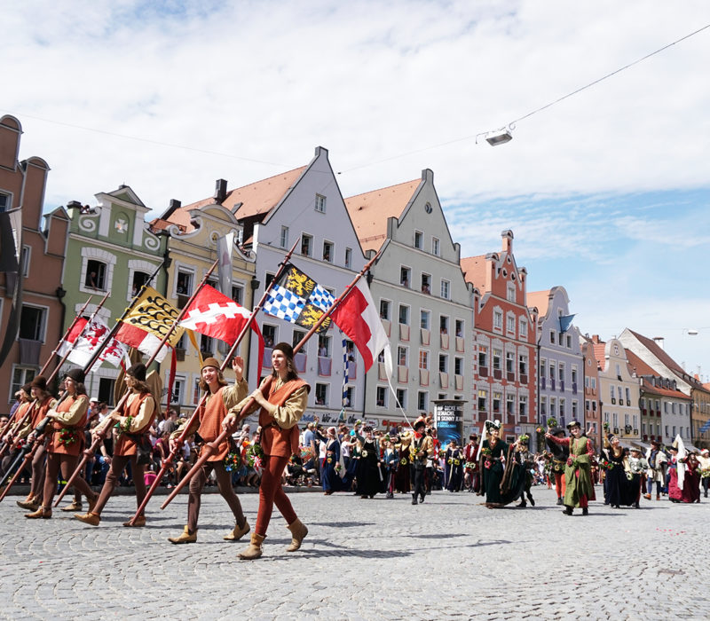 Boda de Landshut: desfile del domingo