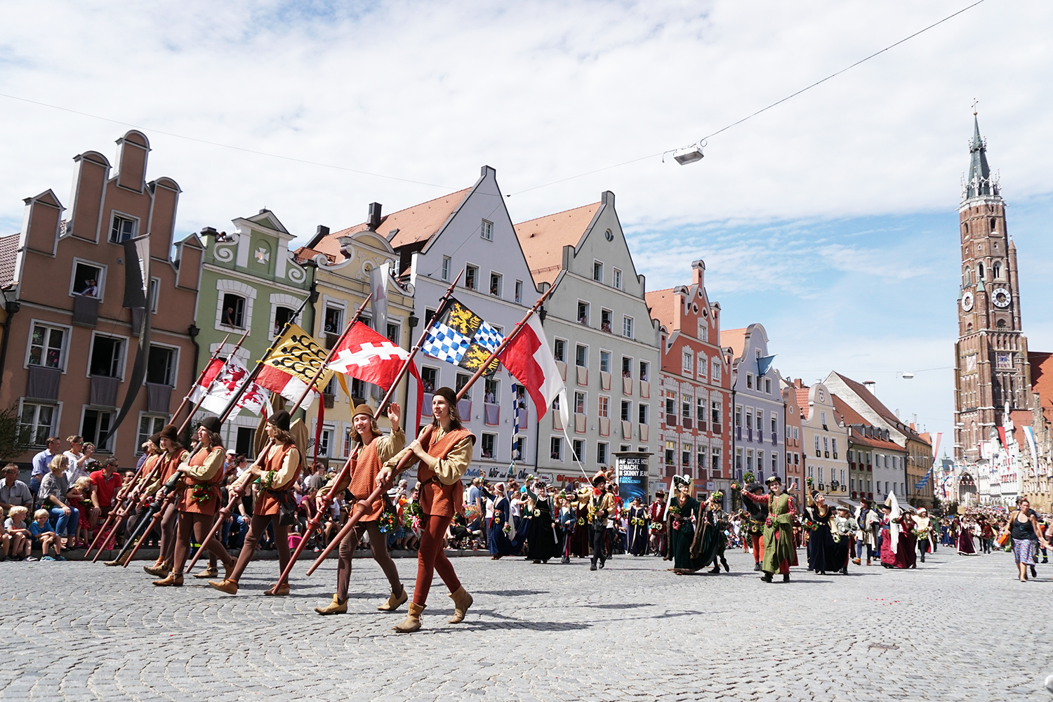 Boda de Landshut: desfile del domingo