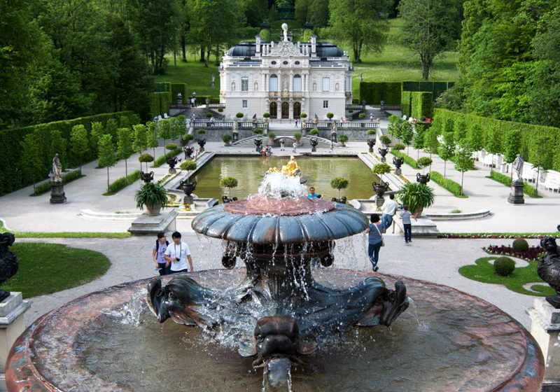 Linderhof: homenaje de Luis II a Versalles a partir de una cabaña